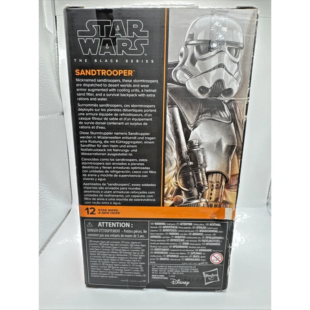 Hasbro Star Wars Black Series A New Hope #12 Sandtrooper  Action Figure NIB‎